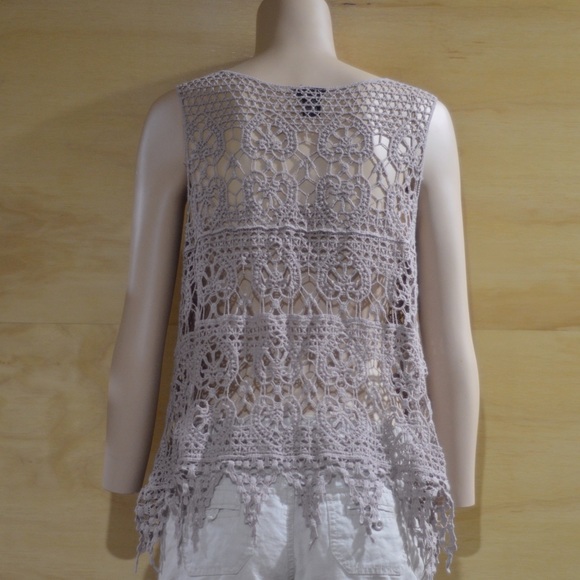 Crochet Boho Sleeveless Top - Picture 2 of 6
